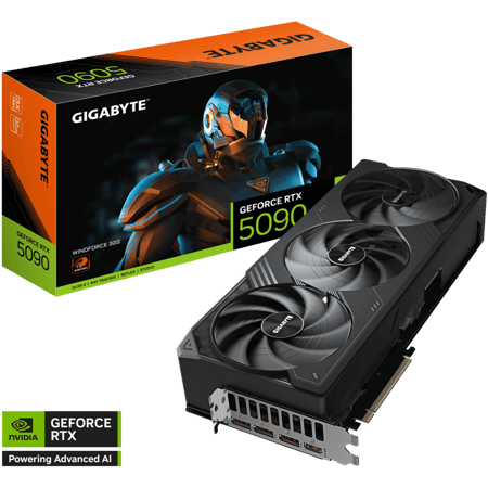 GIGABYTE RTX 5090 WINDFORCE OC 32G كرت شاشة