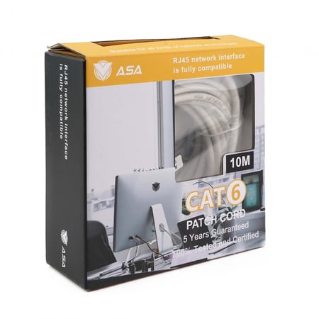 سلك شبكة كات 6 10 متر