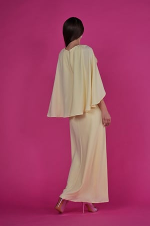 فستان كيب اصفر