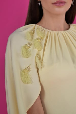 فستان كيب اصفر