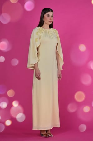 فستان كيب اصفر