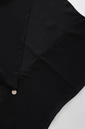 طرحة شيفون اسود