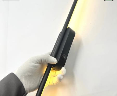 اضاءه جداريه خطيه تعمل بالبطاريه قابله لاعاده الشحن