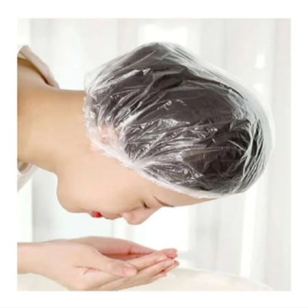 خمس قبعات بلاستيكيه للشعر