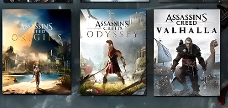 أجزاء أساسن كريد فالهالا اورجنس اوديسي