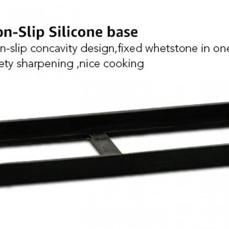 حجر جلخ وسن السكاكين8000/3000، مع قاعدة من خشب البامبو ومحدد الزاوية