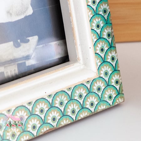 4458 إطار صور خشبي شابي شيك مميّز