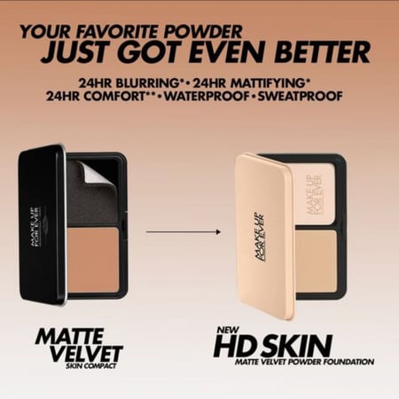 ميك اب فور ايفر - كريم أساس مضغوط غير لامع 1Y18