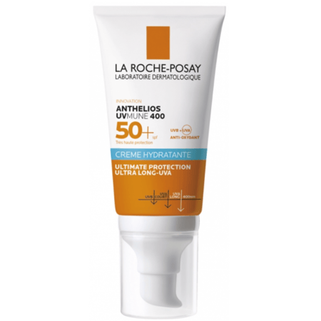 لاروش بوزيه - كريم مرطب بلا عطر بعامل وقاية من أشعة الشمس 50+ 50 مل