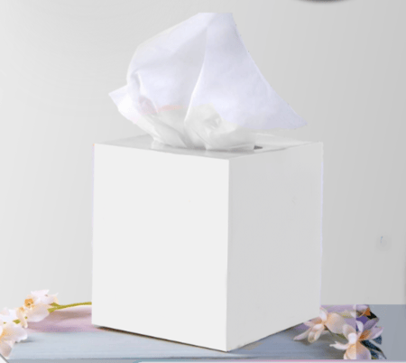 قالب كاميو علبة مناديل مربعه مفتوح جاهز للتعديل عليه