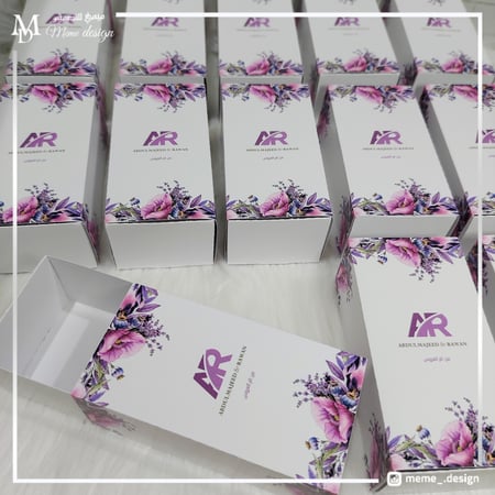 بوكسات توزيعات بثيم زواج