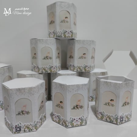 بوكسات شموع او هدايا بثيم مولود