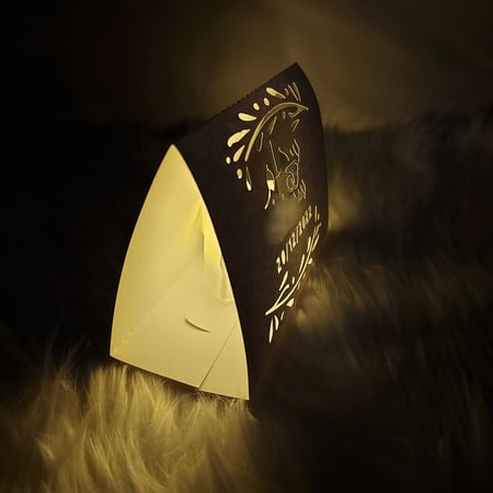 كرت طاوله مضيئ