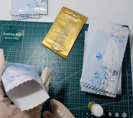 تغليف مناديل مبلله 20 حبات