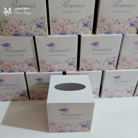 علب مناديل بثيم تخرج