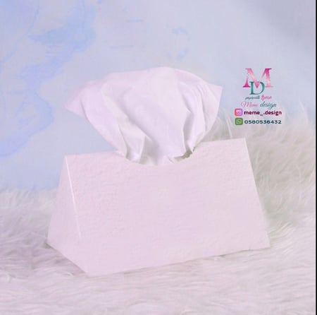 قالب كاميو لعلبة مناديل هرمي  مفتوح جاهز للتعديل عليه