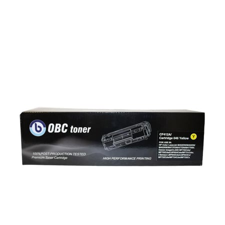 خرطوشة حبر OBC متوافقة مع HP 410A و Canon 046 -  أصفر