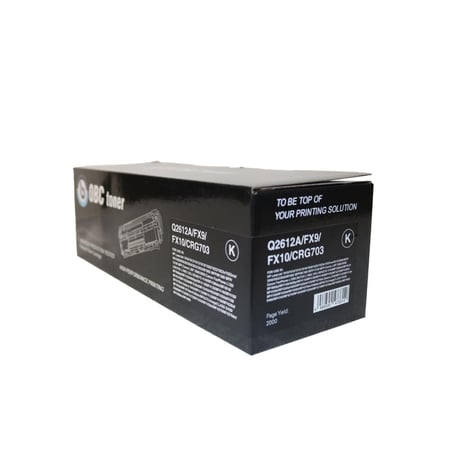 خرطوشة حبر OBC TONER 12A/FX9/FX10/CRG303/CRG104/CRG703/CRG304 للطابعات HP و Canon