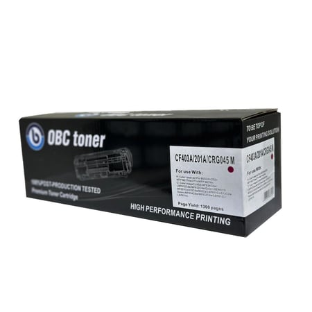 خرطوشة حبر OBC TONER 201A CRG045 أرجواني للطابعات HP و Canon