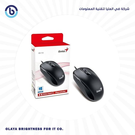 MOUSE GENIUS DX-110 CLASSIC 3 BUTTON G5 BK