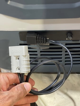 سلك ثلاجة المطورة بطول 50 سم مع مشكوبية للثلاجة ومشكوبية للفيش الرصاصي