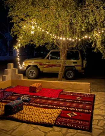 عقد لمبات كريمي بطول 10 متر و 100 عدسة ليد و طفاي ووصلة ولاعة وشنطة