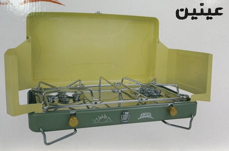 موقد اف 16 عينين مع شنطة للحفظ ١٠ شربوش