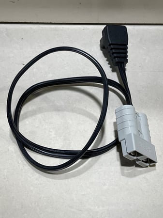 سلك ثلاجة المطورة بطول 50 سم مع مشكوبية للثلاجة ومشكوبية للفيش الرصاصي