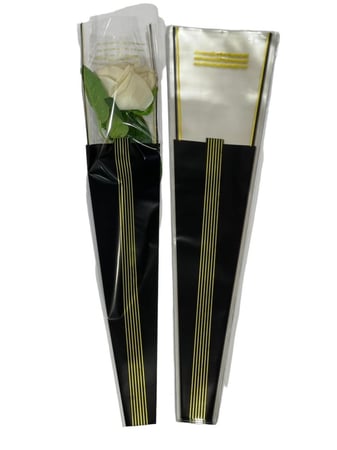 تغليف وردة وحدة حجم الكبير