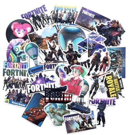 مجموعة ملصقات FORTNITE