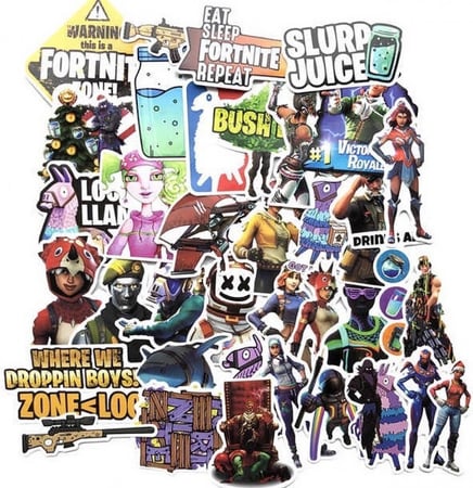 مجموعة ملصقات FORTNITE