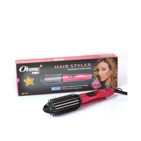 مصفف الشعر فرشاه وسيراميك المزدوج من اوكيما