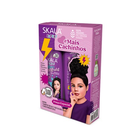 مجموعة شامبو وبلسم مور كيرلز للاطفال من سكالا - 2×325 مل