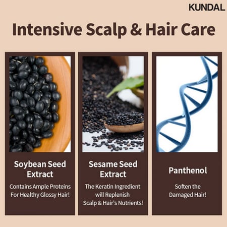 شامبو طبيعي نقي بالعسل والمكاديميا من كوندال - المسك الابيض