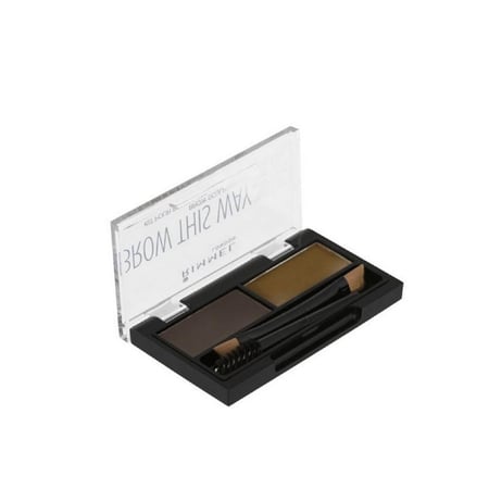 طقم بودرة الحواجب من ريميل لندن - بني غامق