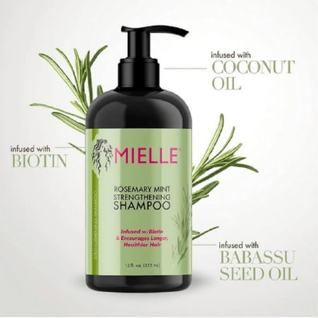 شامبو اكليل الجبل والنعناع لتقوية الشعر من ميلي اورجانيكس - 355 مل