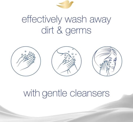 صابون بينك مرطب ومغذي للبشرة من دوف - 125 جم