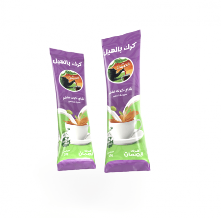 شاي كرك الصمان الفاخر بطعم الهيل 200 جرام غير محلى