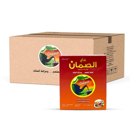 شاي الصمان علاقي فتلة  225  جرام *24  حبة