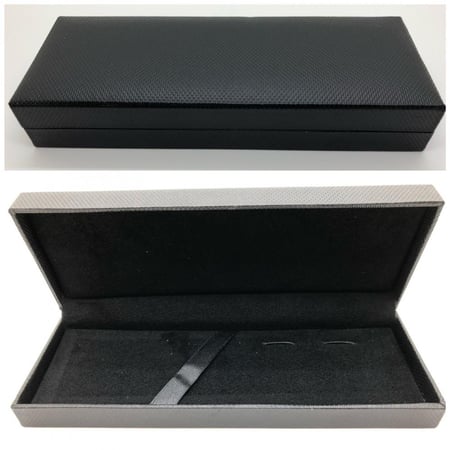 قلم كارتير سانتوس نحيف اسود بفضي