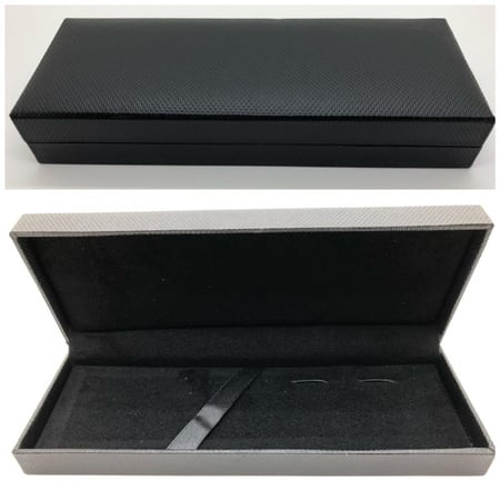 طقم قلم وكبك كارتير فضي بذهبي