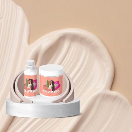 زيت الانبات + ماسك حناء قلوريا