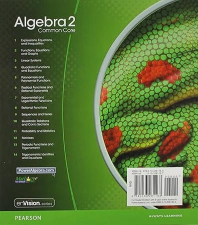 ALGEBRA 2 COMMON CORE