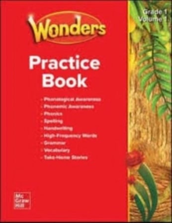 WONDERS 2020 PRACTICE BOOK VOLUME 1 GRADE 1