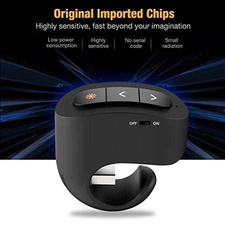 خاتم لا سلكي للعروض بمؤشر ضوئي