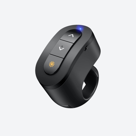 خاتم لا سلكي للعروض بمؤشر ضوئي