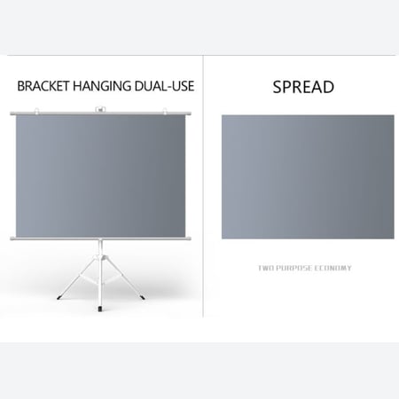 ستارة بروجكتر 84 بوصة بترايبود قابل للطي