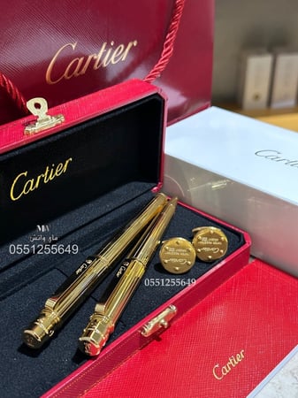 قلم كارتير و كبك سانتوس - Cartier