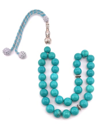 سبحة حجر الفيروز