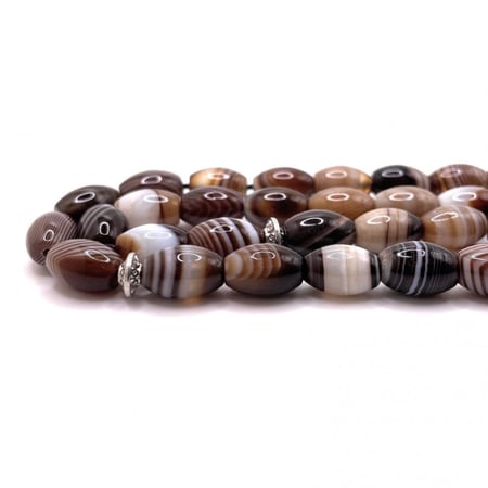 سبحة حجر عقيق سليماني - مجوهرات إم إتش إس